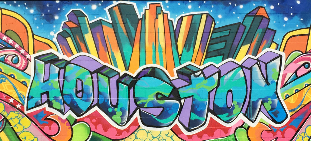 Graffiti Walls in EaDo Houston