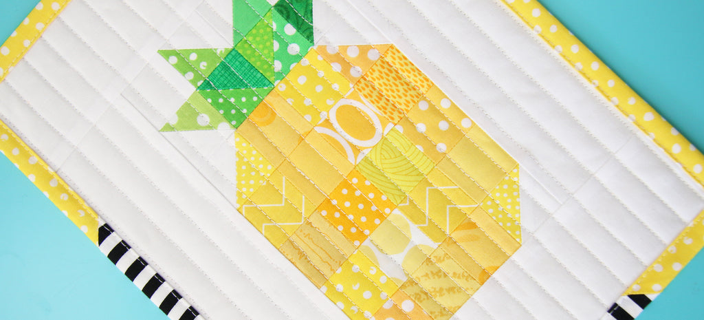 Free Patchwork Pineapple Mini Quilt Pattern