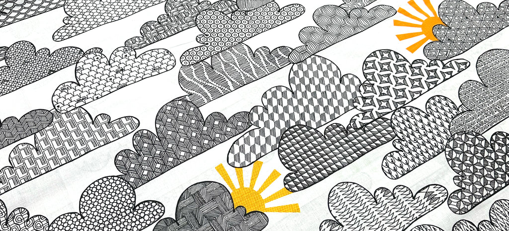 Head in the Clouds 108 inch Wide Backing