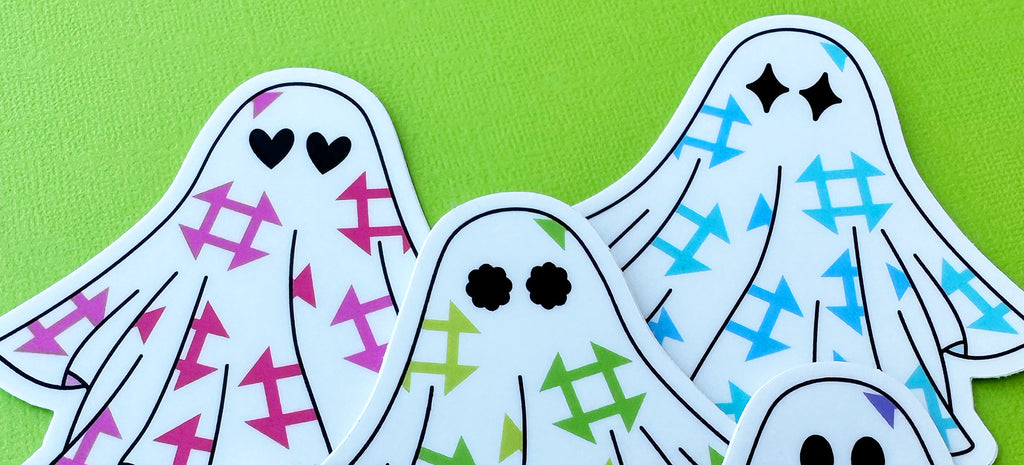 New BOOtiful Quilt Ghost Stickers!