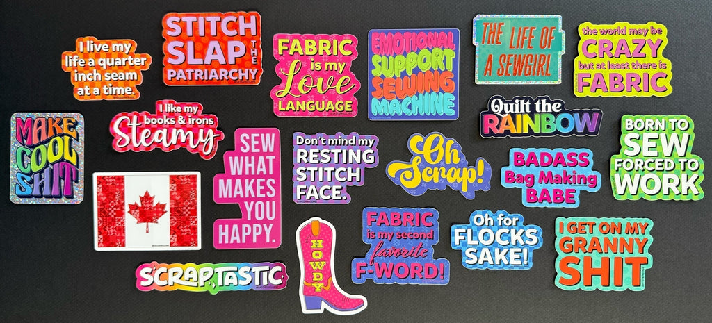 New Sassy Sewing Stickers! 🎉