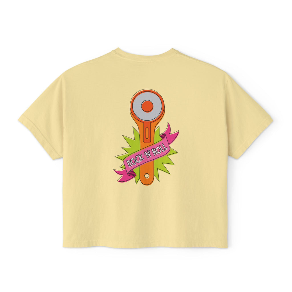Rockin Rotary Cutter Women's Boxy Tee