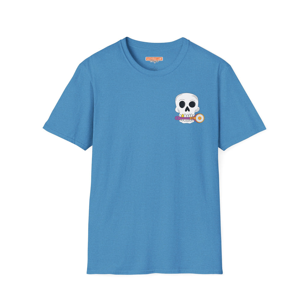 Skull with Rotary Cutter Logo T-Shirt