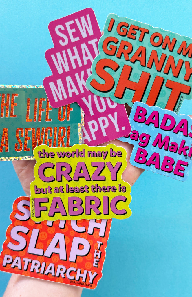 Sew What Makes You Happy Sticker