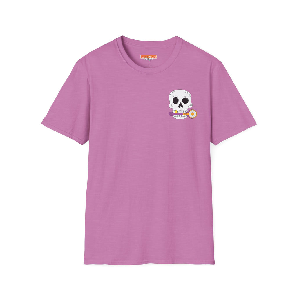 Skull with Rotary Cutter Logo T-Shirt