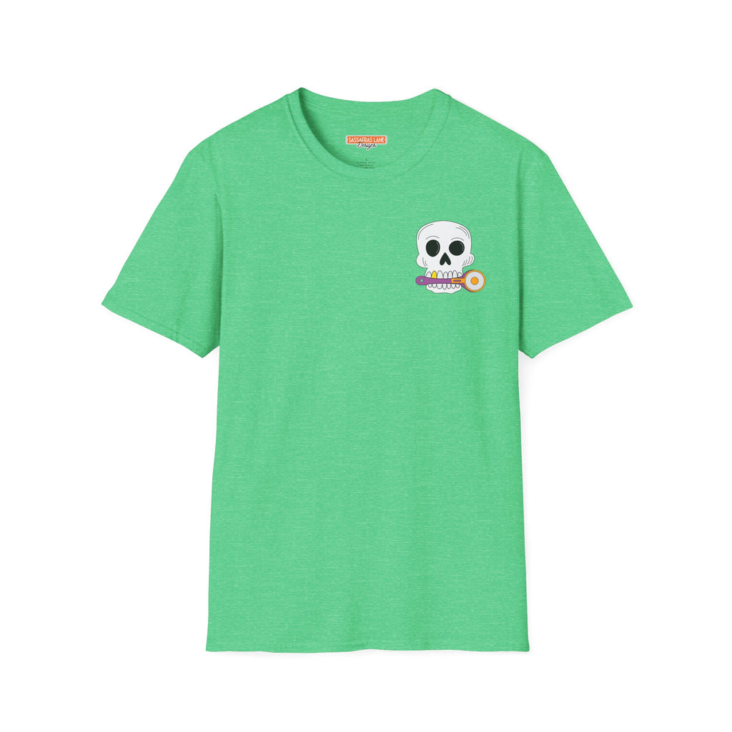 Skull with Rotary Cutter Logo T-Shirt