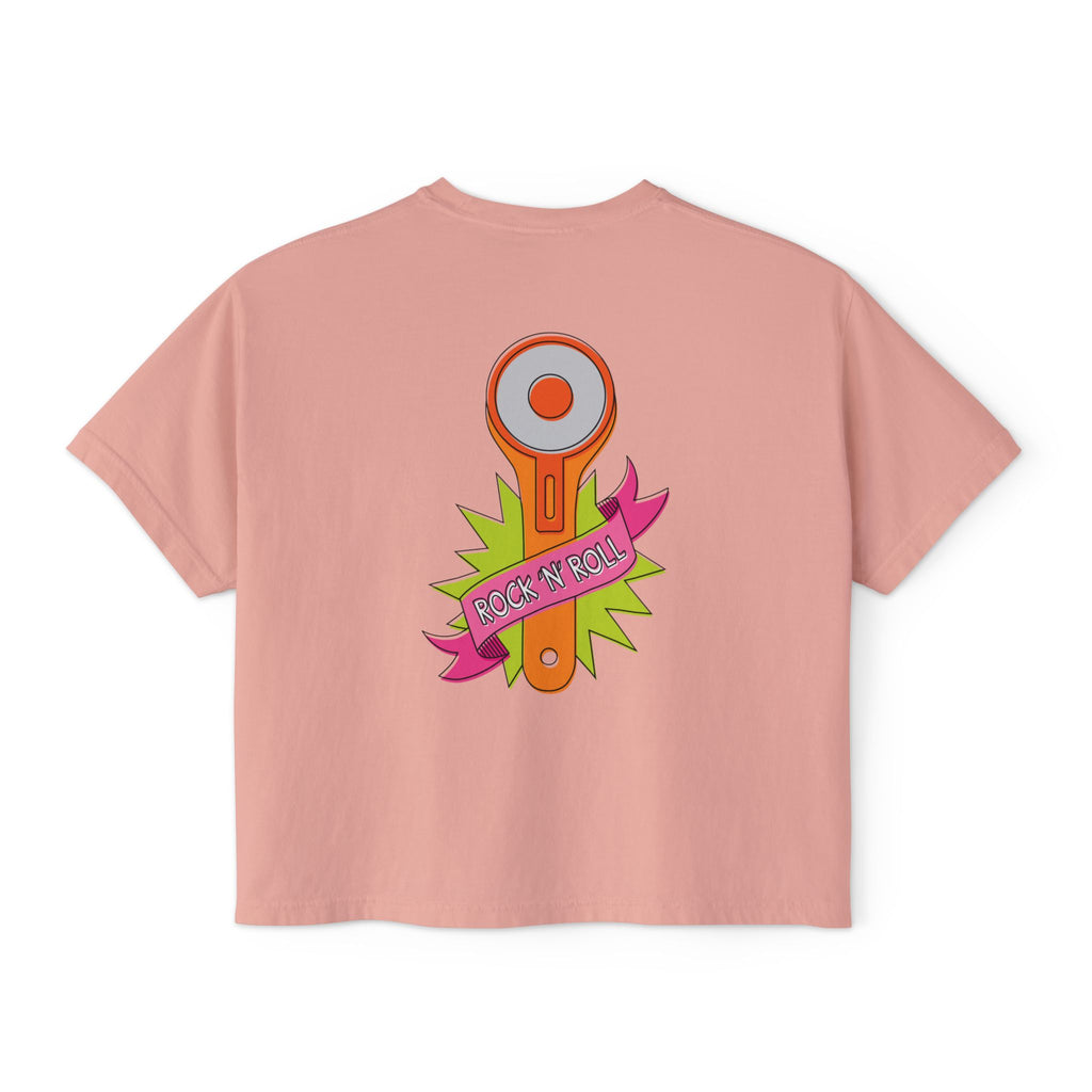 Rockin Rotary Cutter Women's Boxy Tee