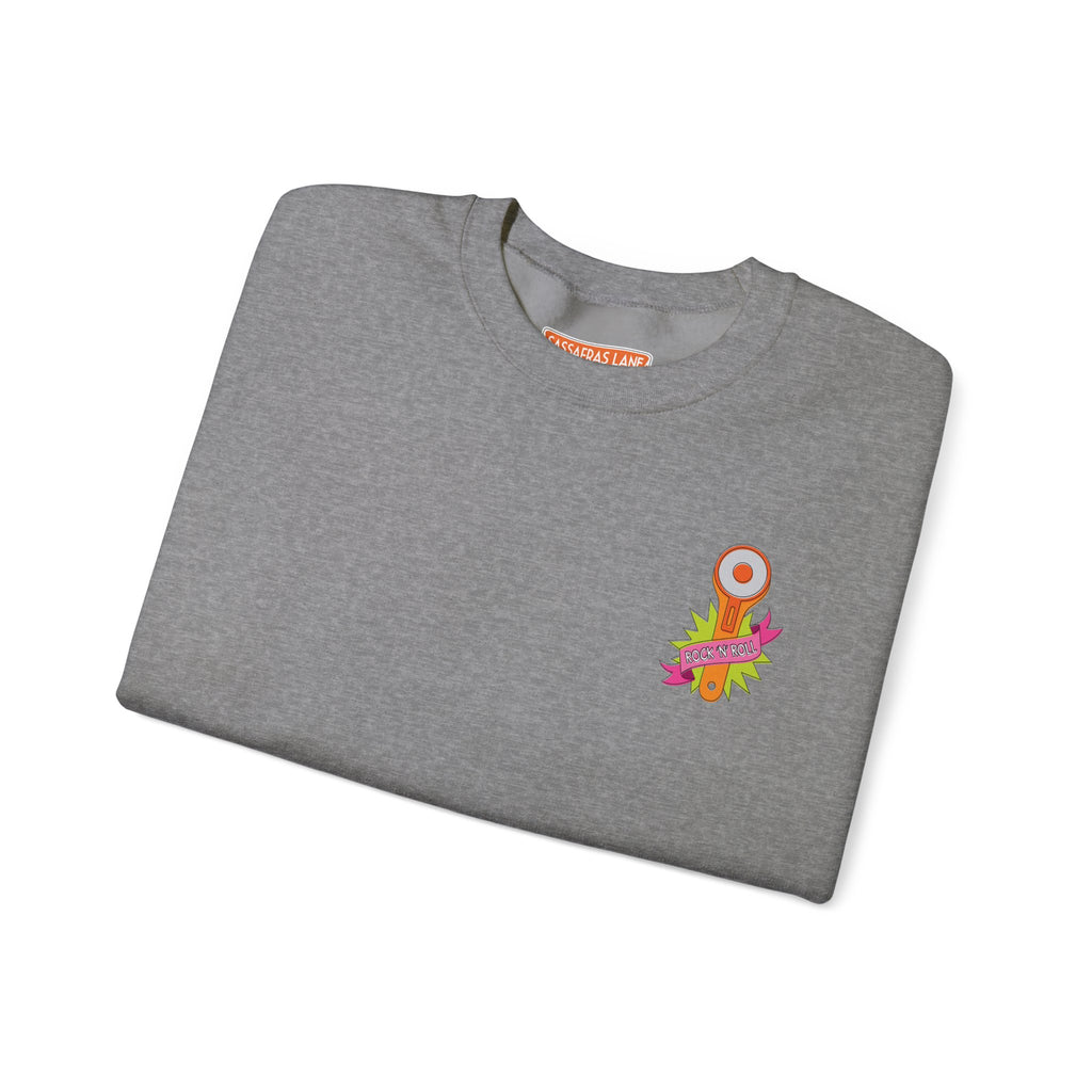Rockin Rotary Cutter Crewneck Sweatshirt