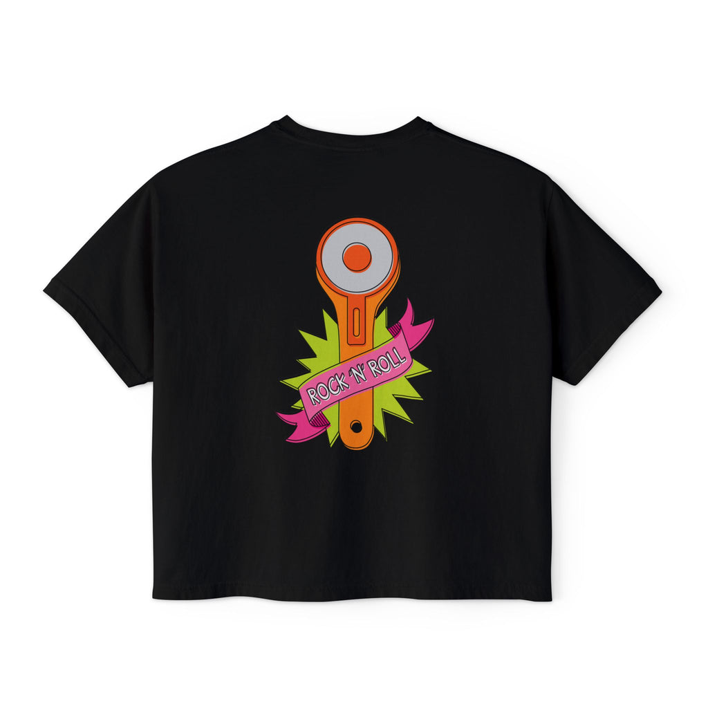 Rockin Rotary Cutter Women's Boxy Tee