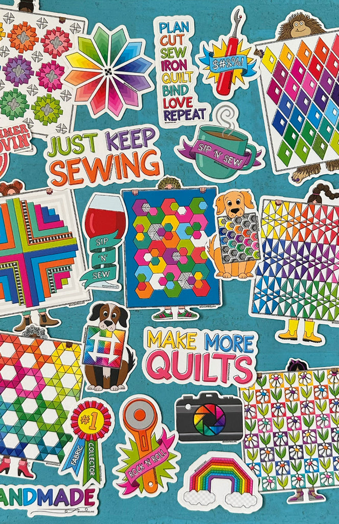 Shivaun Place Quilt Sticker