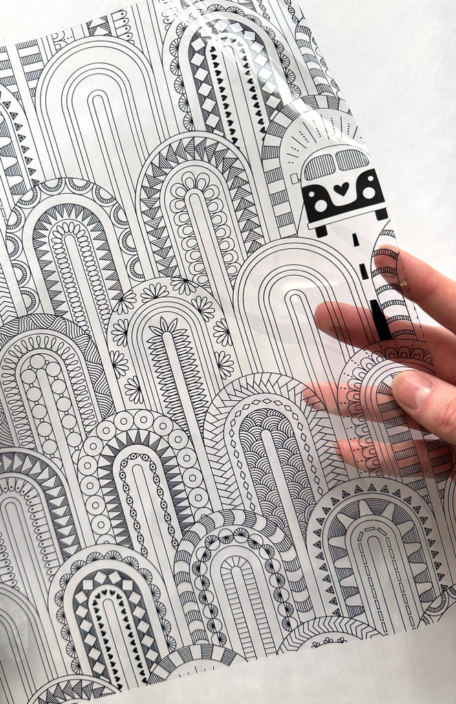 Summer Lovin' Arches Clear TPU Vinyl