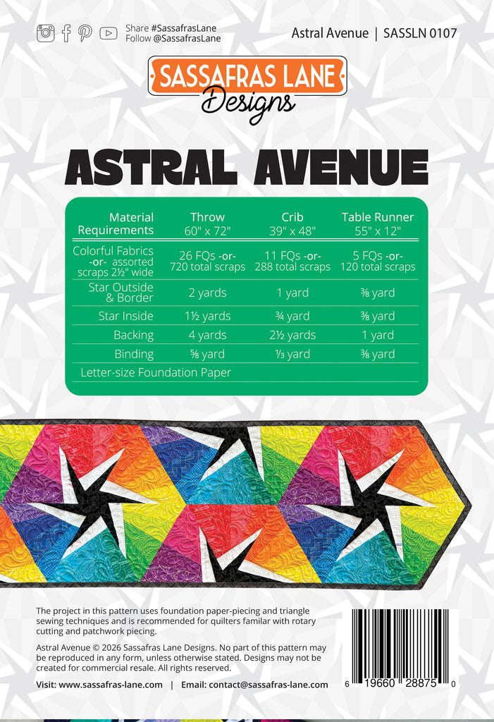 Astral Avenue Quilt Pattern