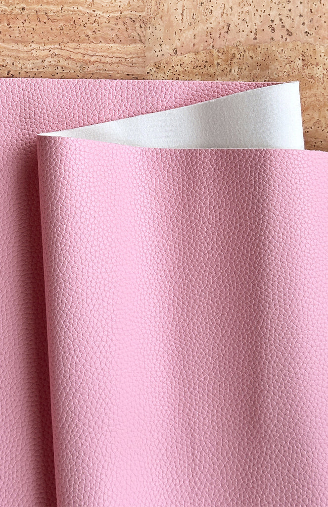 Blush Pebbled Faux Leather