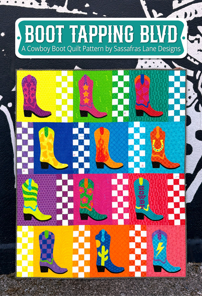 Boot Tapping Boulevard Quilt Pattern