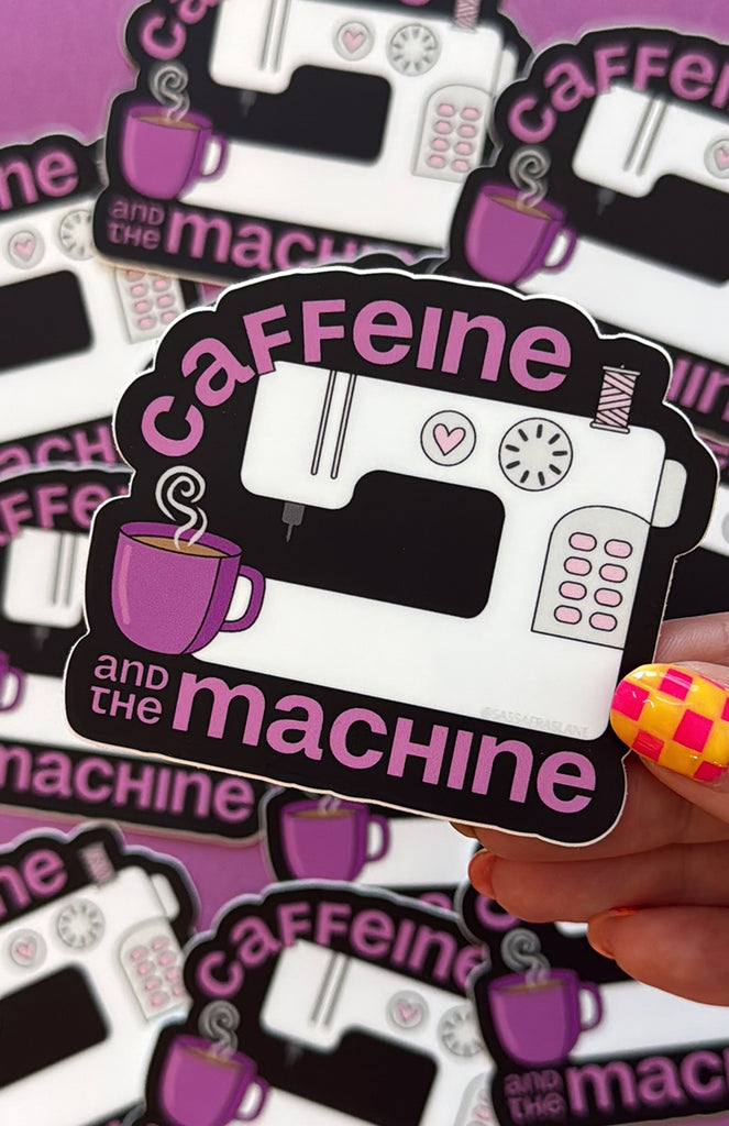 Caffeine & the Machine Sticker
