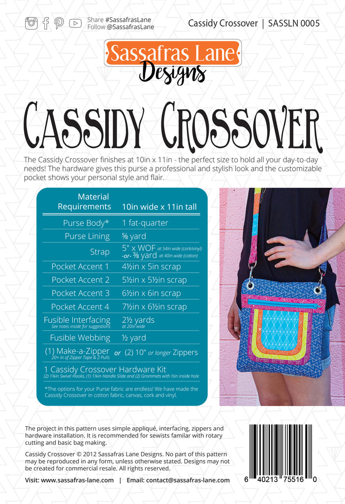 Cassidy Crossover Purse Pattern