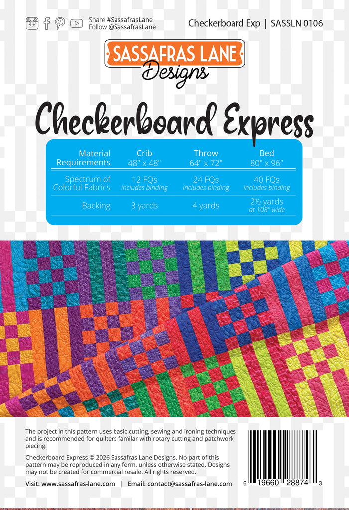 Checkerboard Express Quilt Pattern