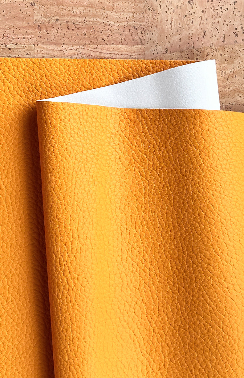 Cheddar Pebbled Faux Leather