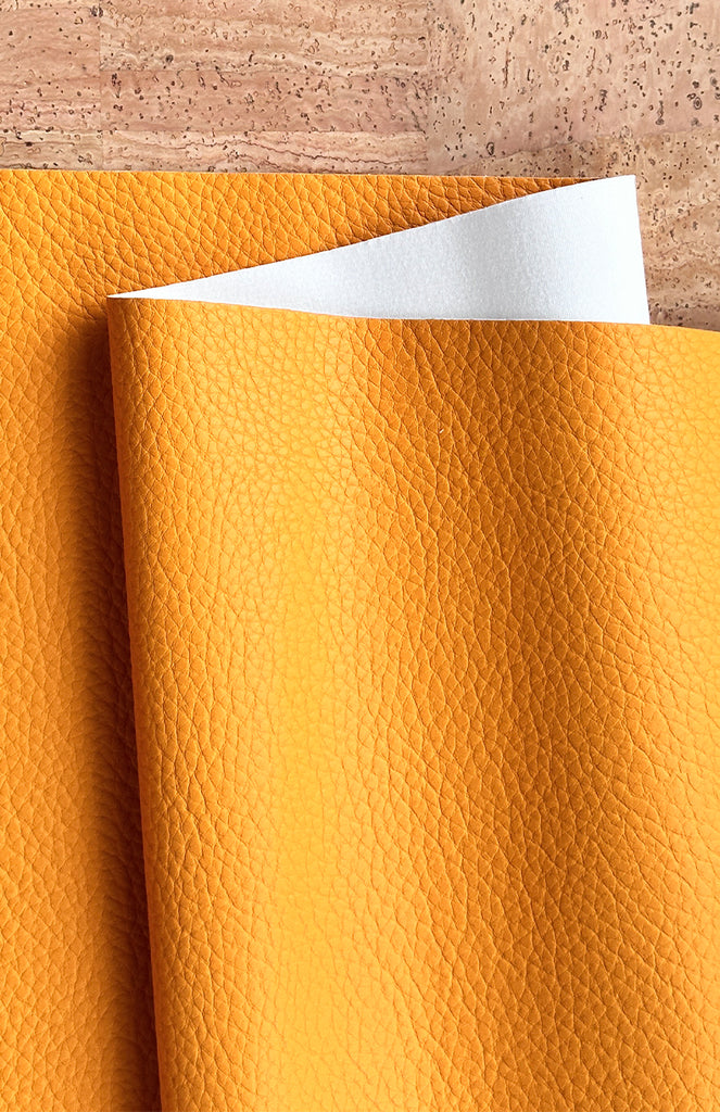Cheddar Pebbled Faux Leather