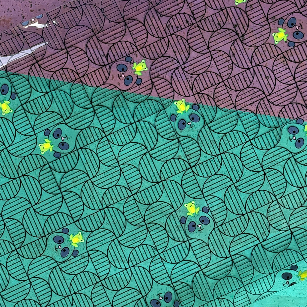 Panda + Frog Clear TPU Vinyl