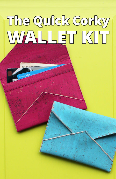 The Quick Corky Wallet Kit (Makes 3)