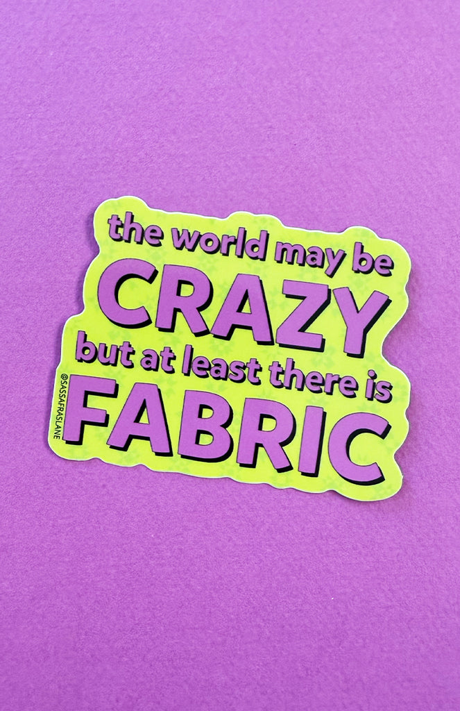 Crazy World Sticker
