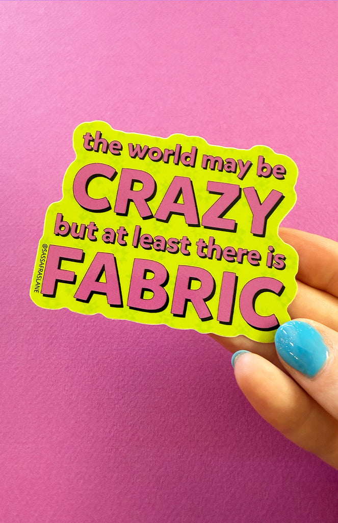 Crazy World Sticker