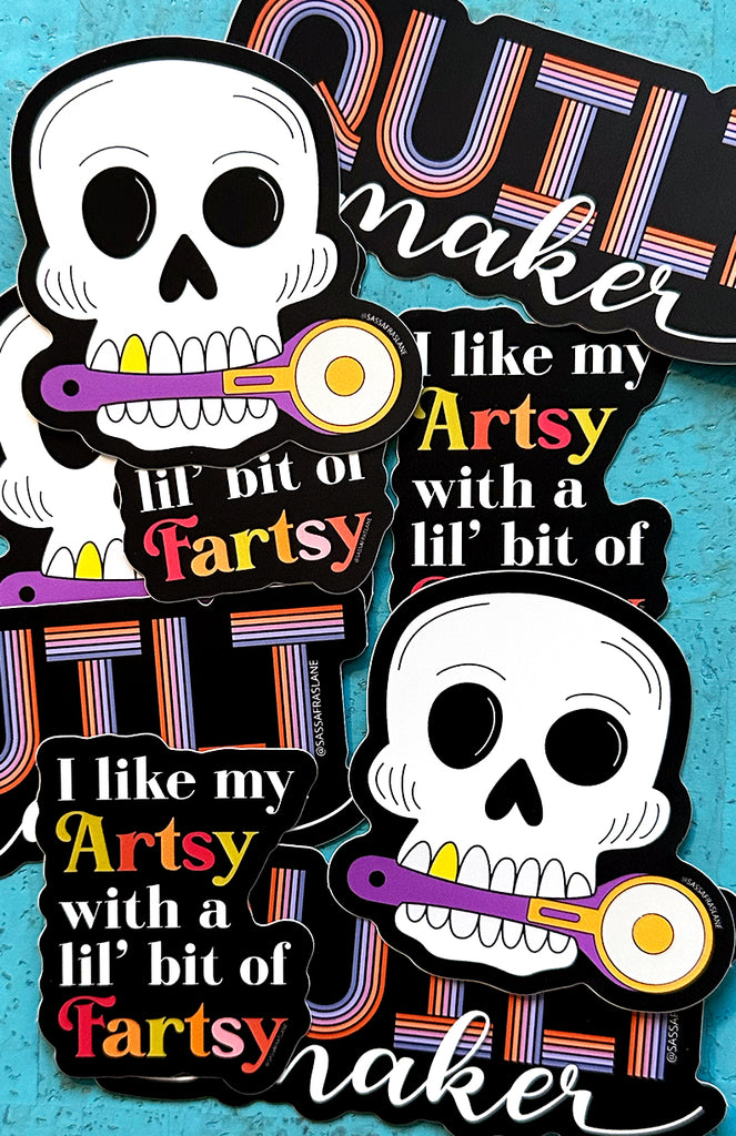 Artsy Fartsy Sticker