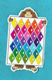 Diamond Alley Sasquatch Quilt Sticker