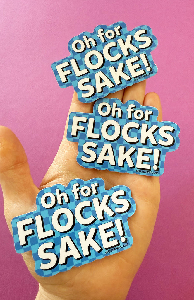 Flocks Sake Sticker