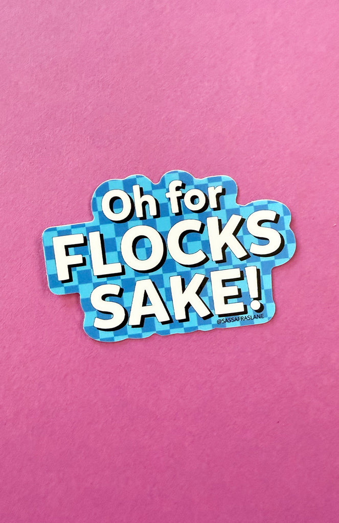 Flocks Sake Sticker