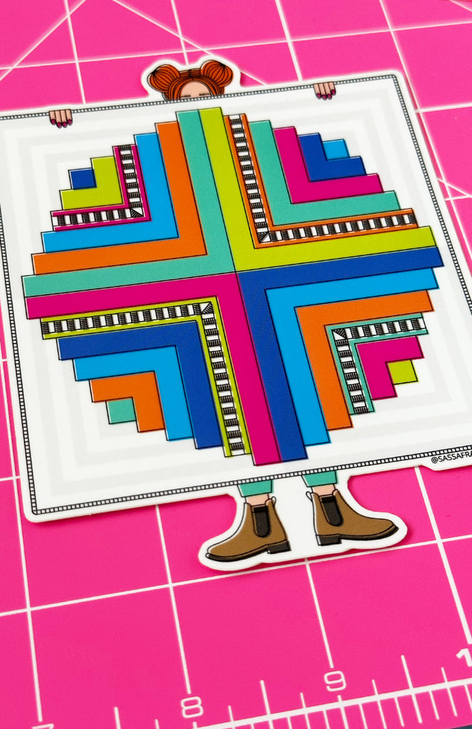 Fremont Circle Quilt Sticker