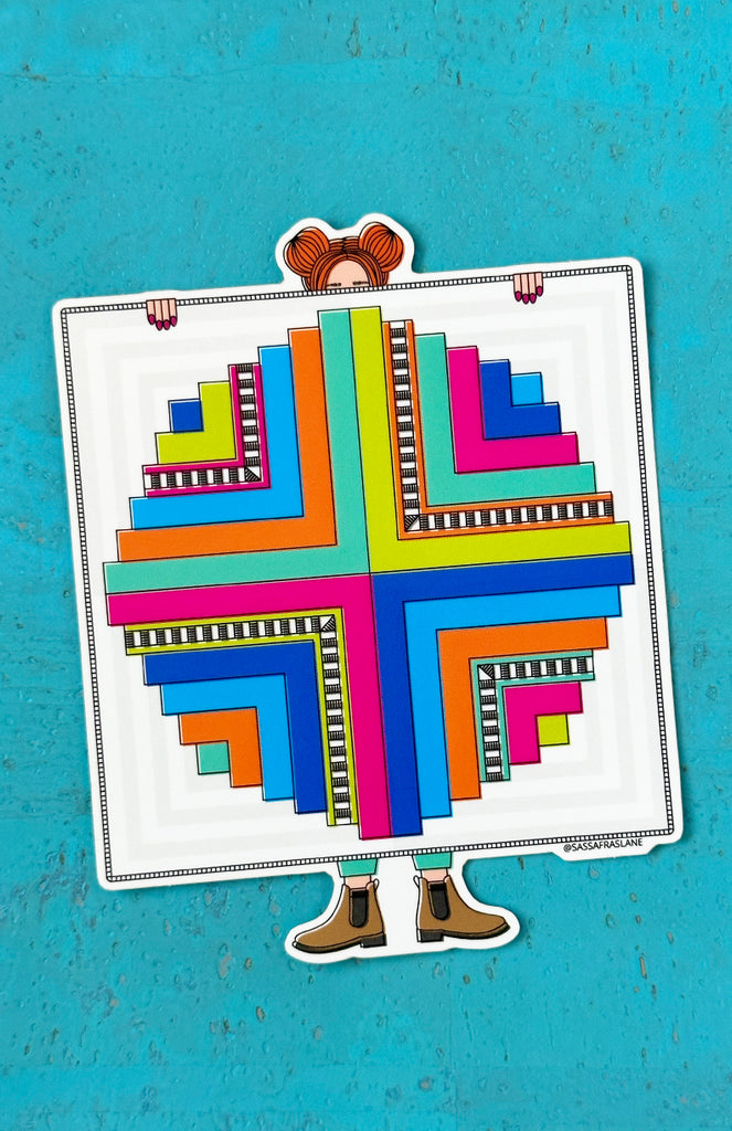 Fremont Circle Quilt Sticker