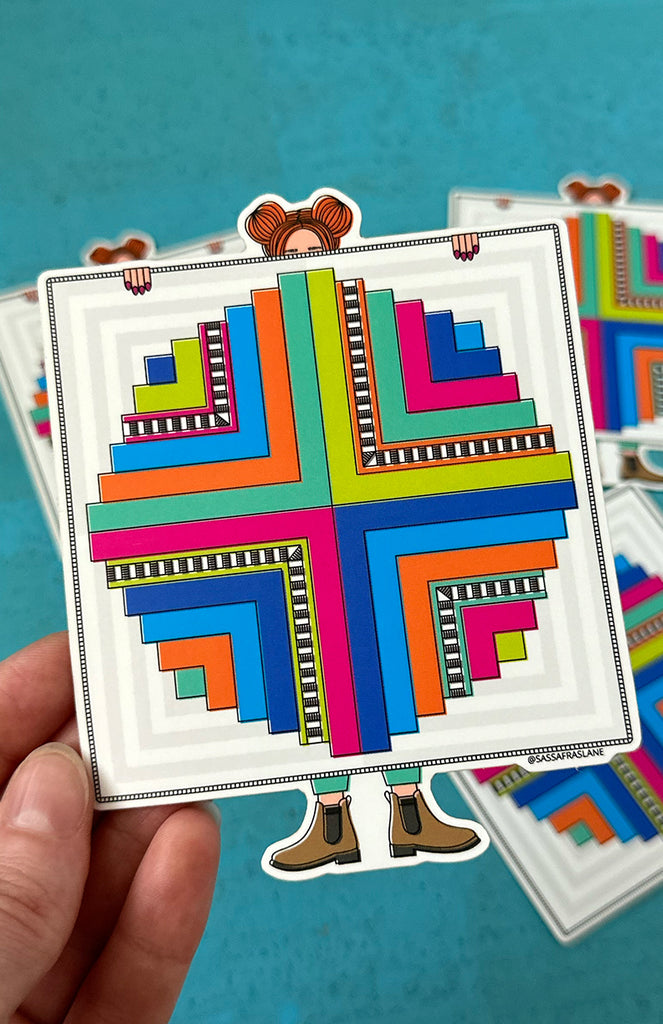 Fremont Circle Quilt Sticker