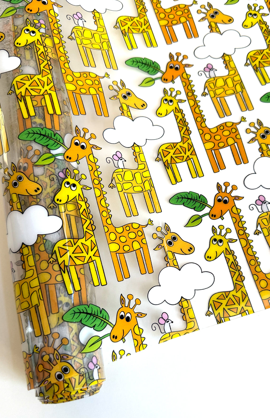 Giraffes Clear TPU Vinyl