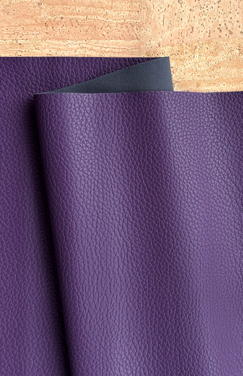 Grape Pebbled Faux Leather