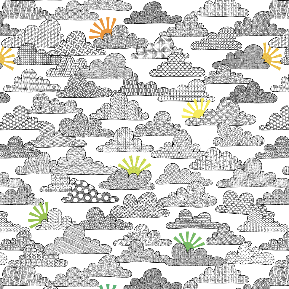 Head in the Clouds 108" Wide Fabric