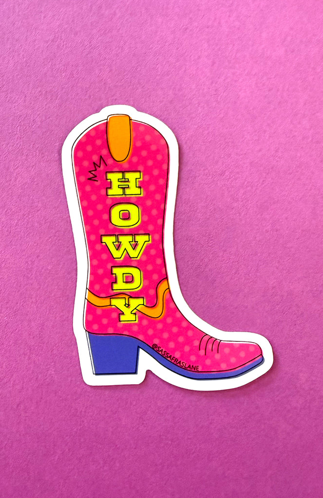Howdy Sticker