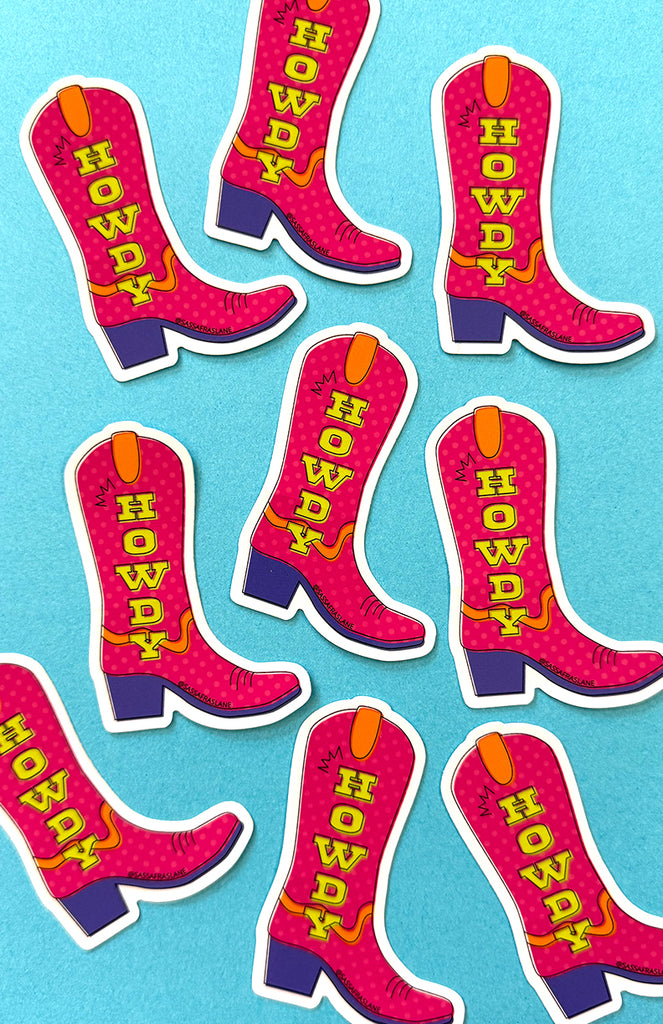 Howdy Sticker