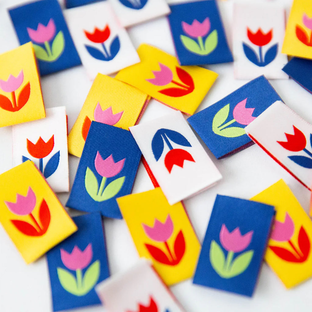 "Tulips" Sew-in Labels