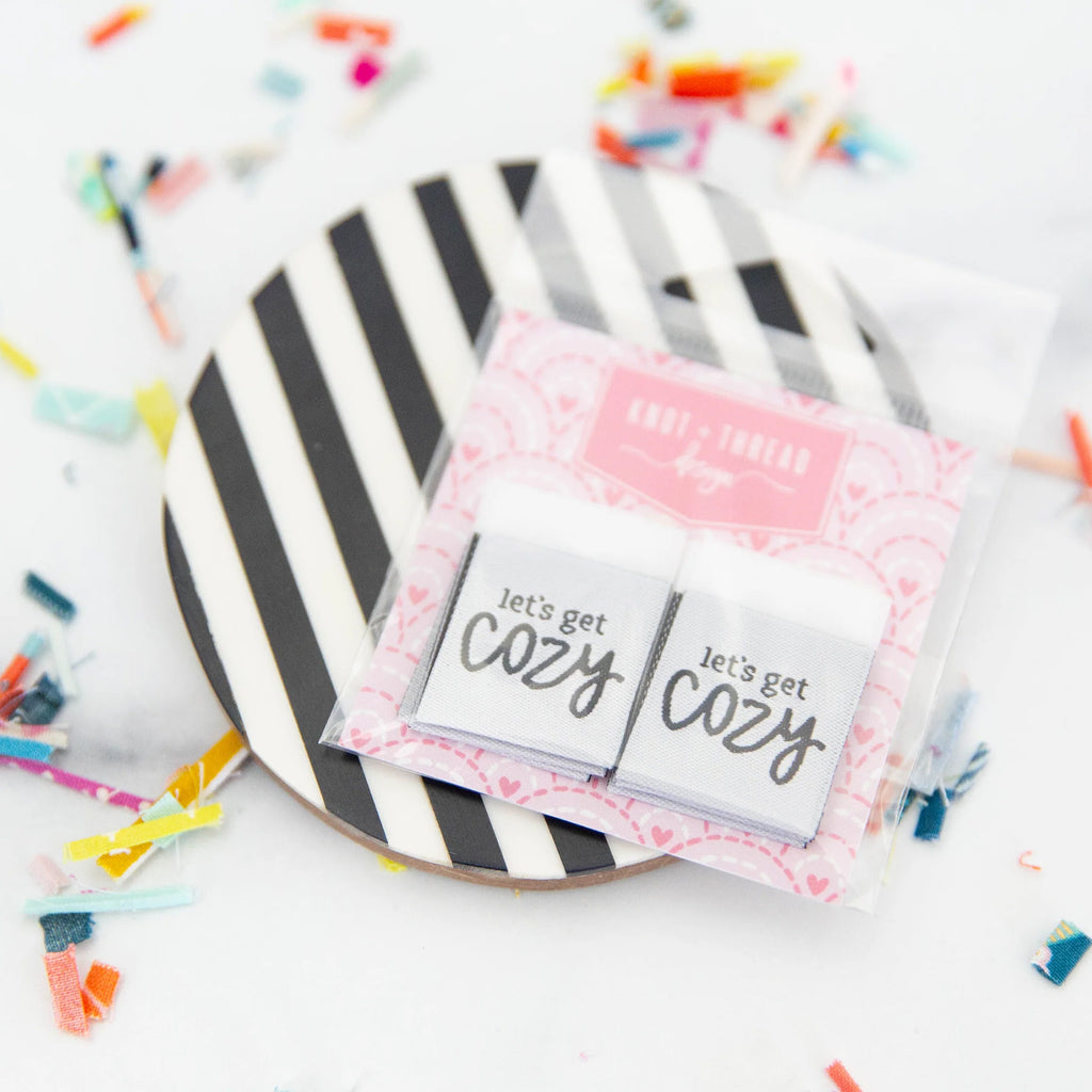 Let's Get Cozy Sew-in Labels