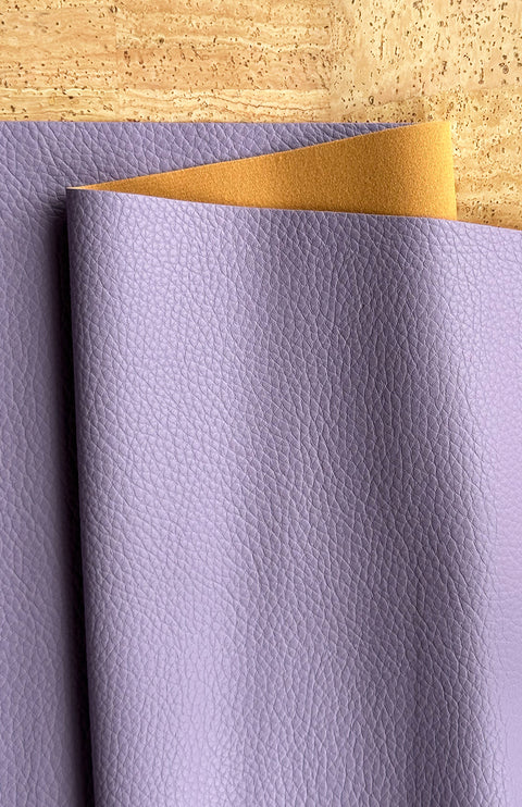 Lilac Pebbled Faux Leather