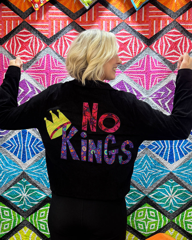 No Kings Free PDF Appliqué Pattern