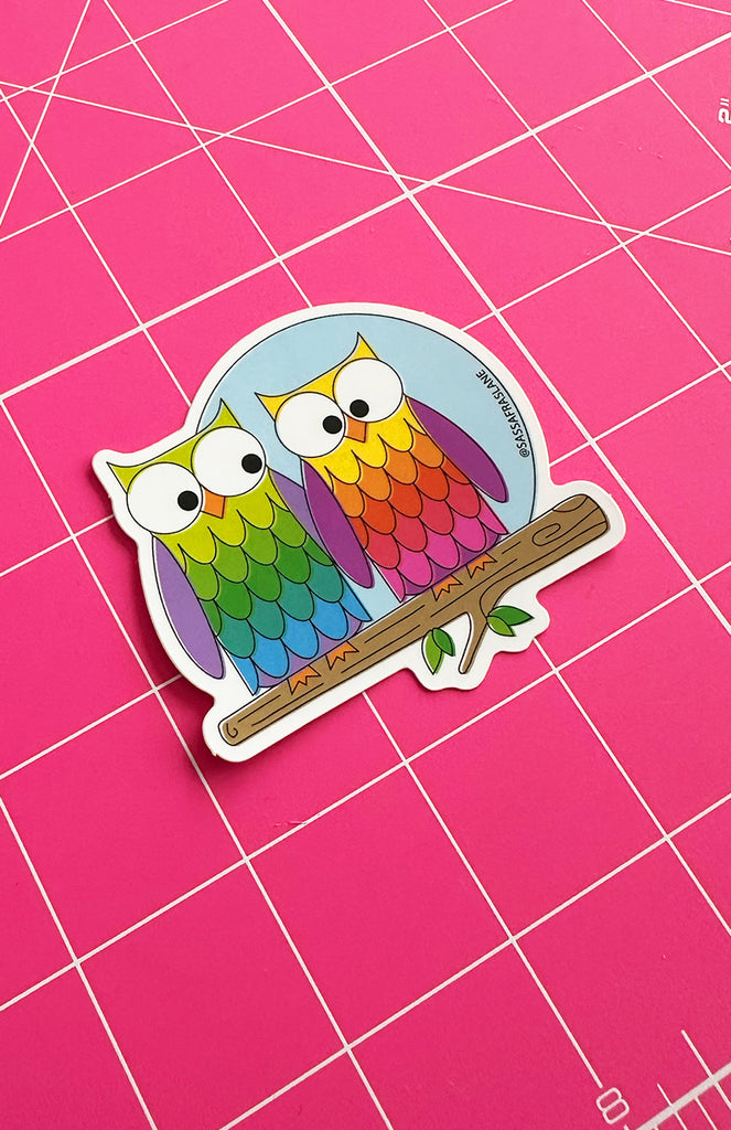 Hootsville Owls Sticker