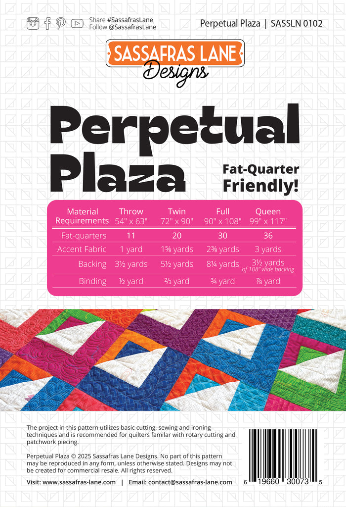 Perpetual Plaza Quilt Pattern
