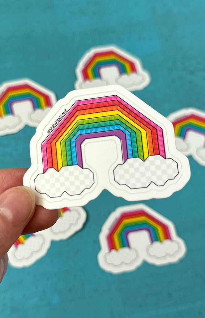 Happy Highway Rainbow Sticker