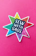 Sew With Sass Star Sticker