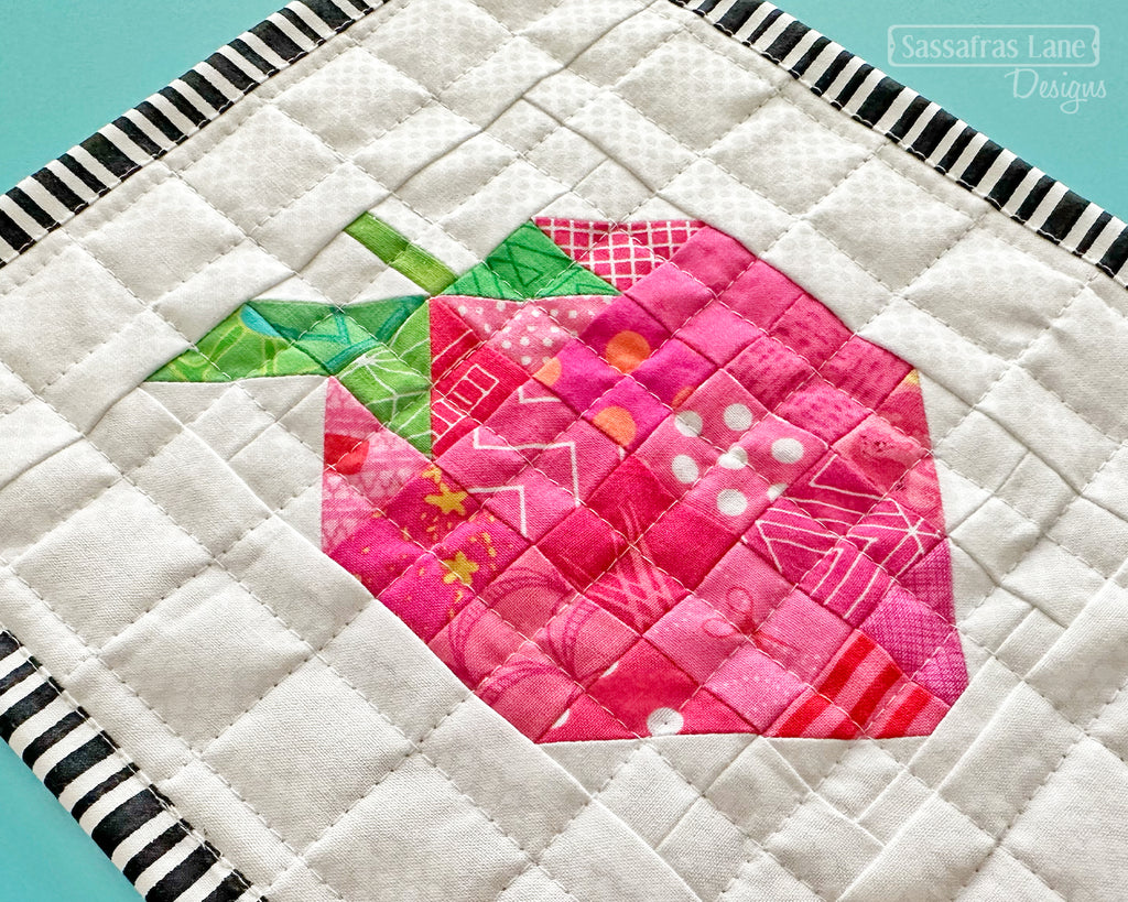 Patchwork Strawberry Free PDF Pattern