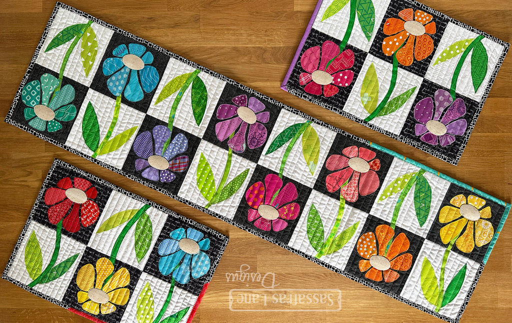 Dazy Daisy Drive Quilt & Table Runner Pattern