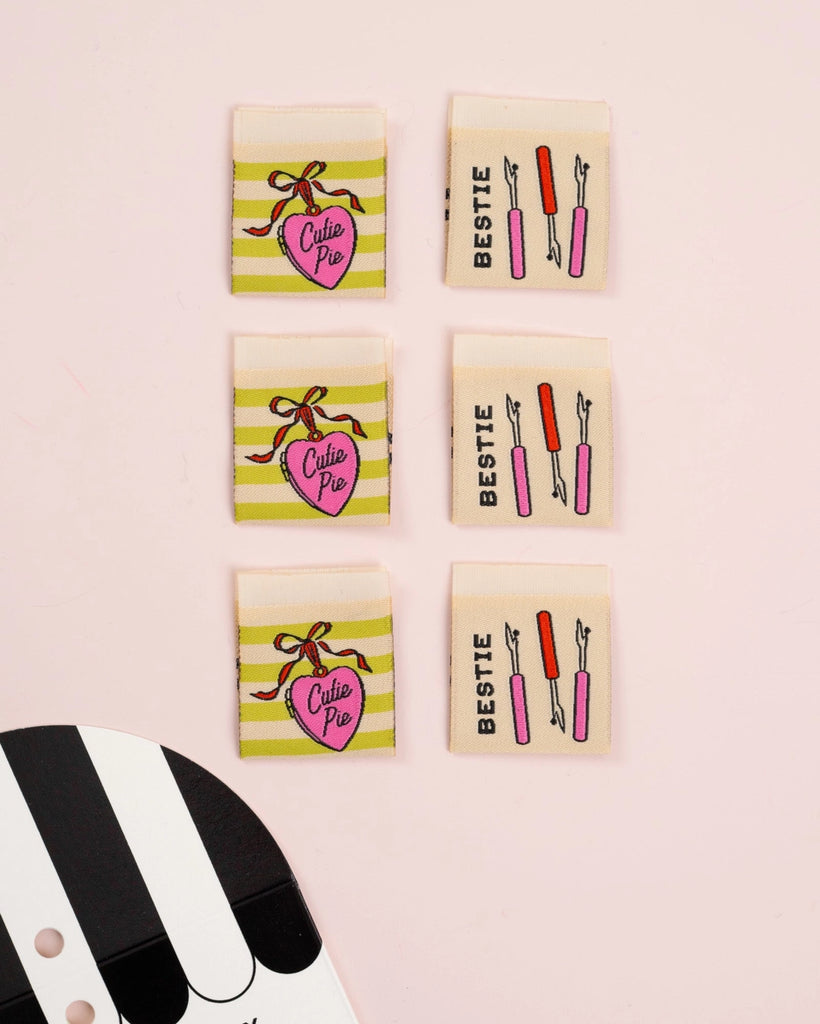 Cutie Pie / BestieSew-in Labels